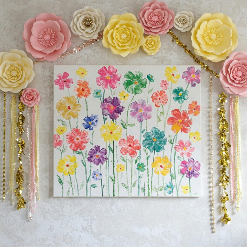 Fingerabdruck Wandbild