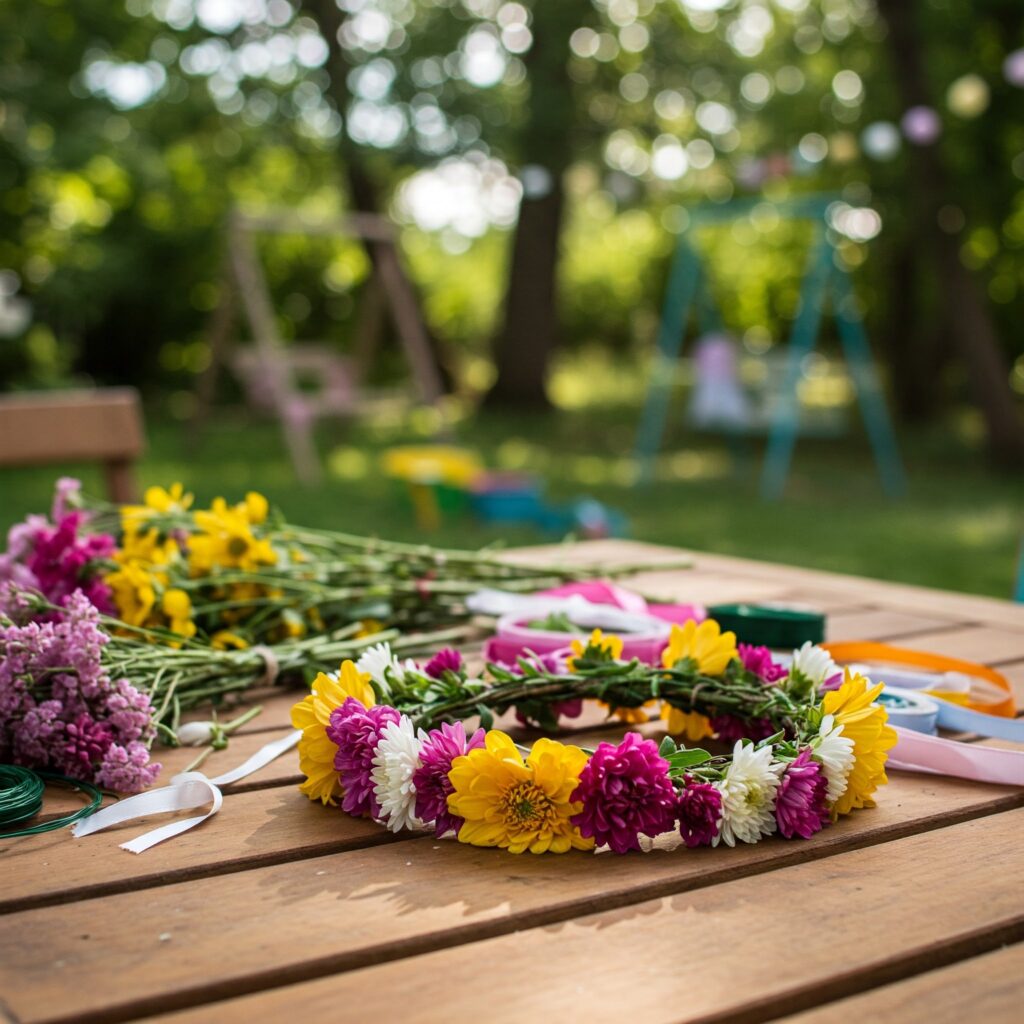 sommerlicher Blütenkranz