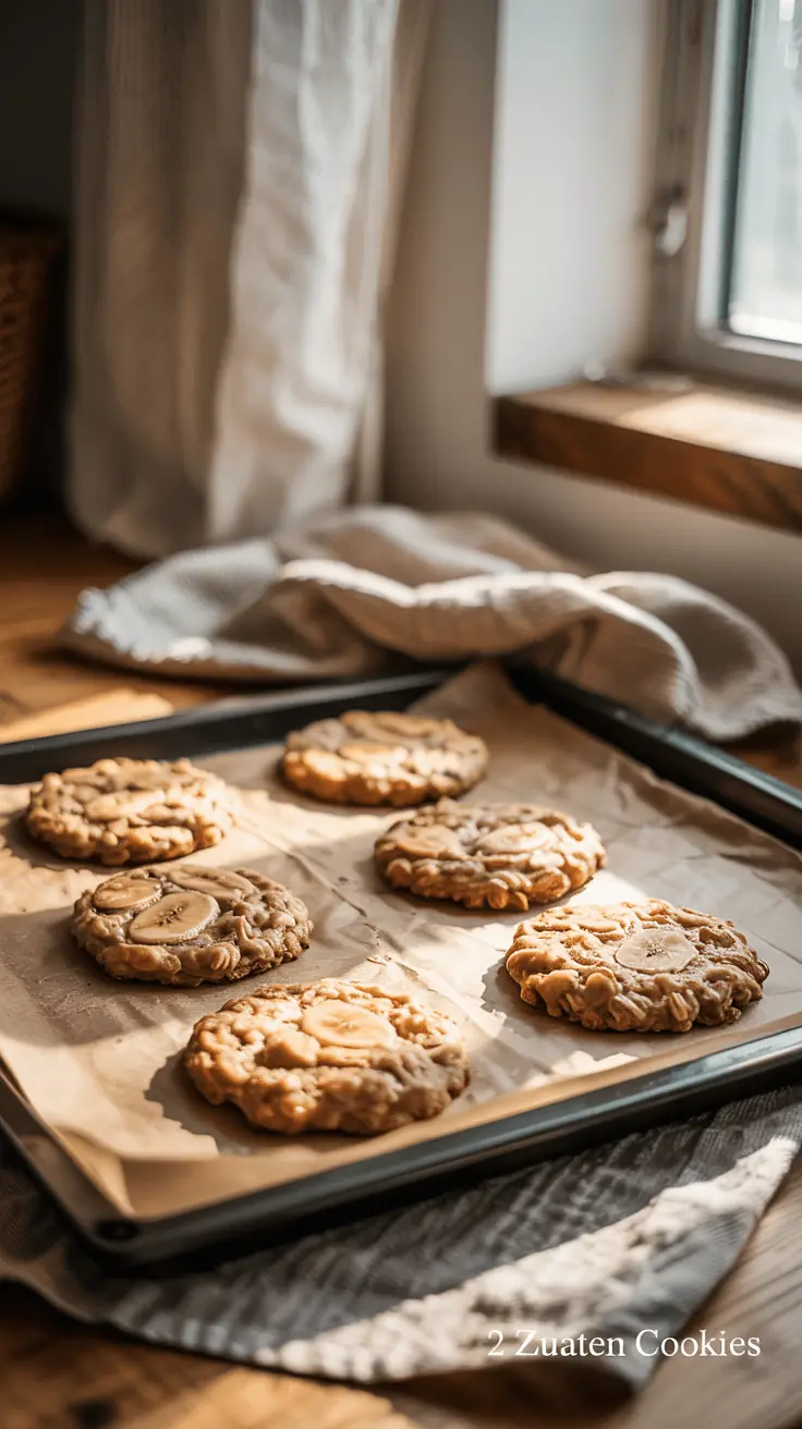 Der Duft frisch gebackener Kekse liegt in der Luft, du ziehst das Blech aus dem Ofen, und da sind sie – goldbraune, duftende Cookies, weich und warm, direkt aus deiner Küche.