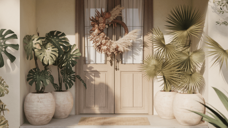 15 Boho Haustür Dekor Ideen für eine magische Atmosphäre
