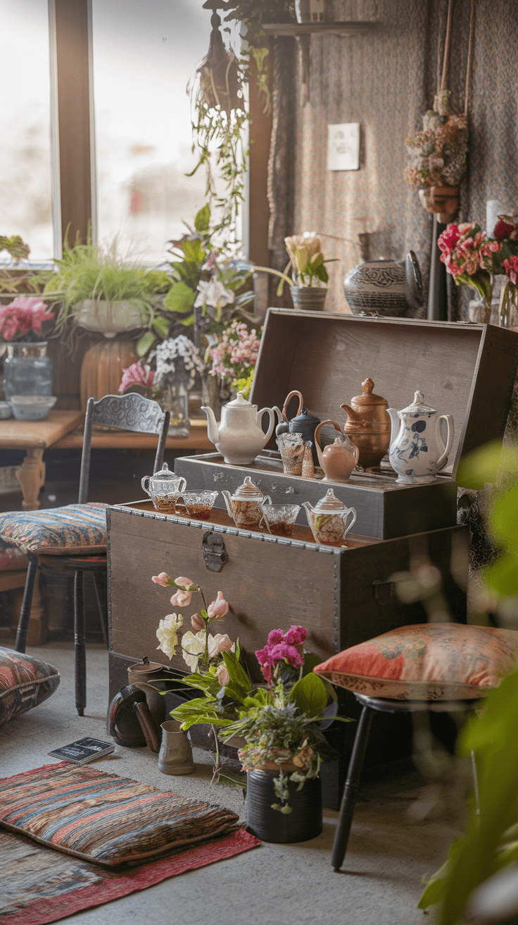 Ein milder Sommermorgen, die ersten Sonnenstrahlen tanzen über die Blätter, und du nippst an einer dampfenden Tasse Tee. Der Duft von Minze und Blüten liegt in der Luft, während du die Ruhe deiner Terrasse genießt.