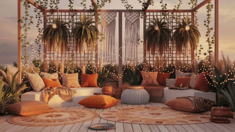 15 Inspirierende Boho Terrasse Ideen für deine Outdoor-Oase