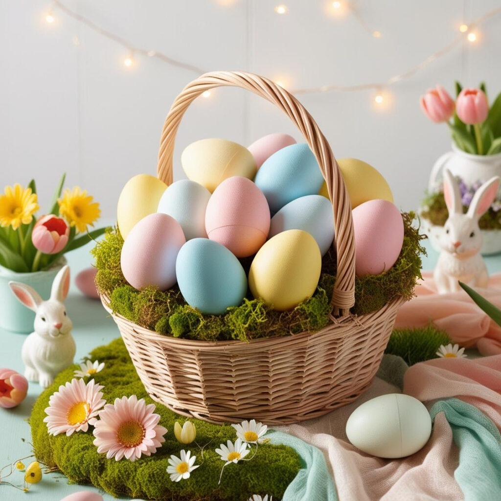 buntes Osterkörbchen