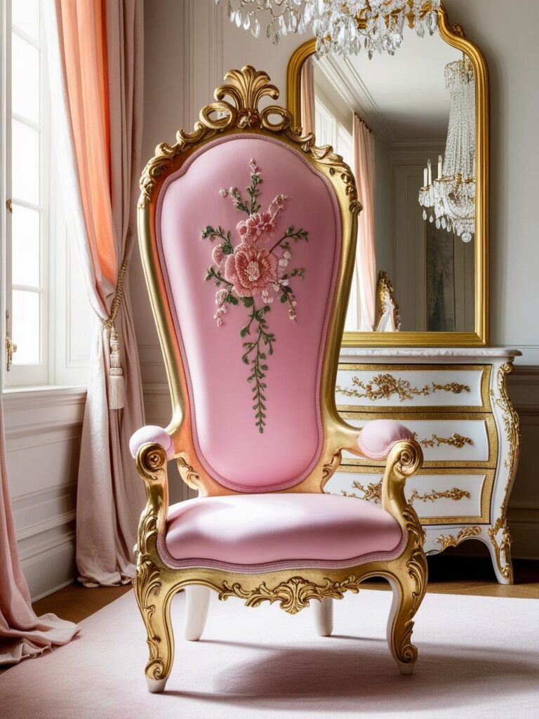 Rokoko Prinzessin Stuhl