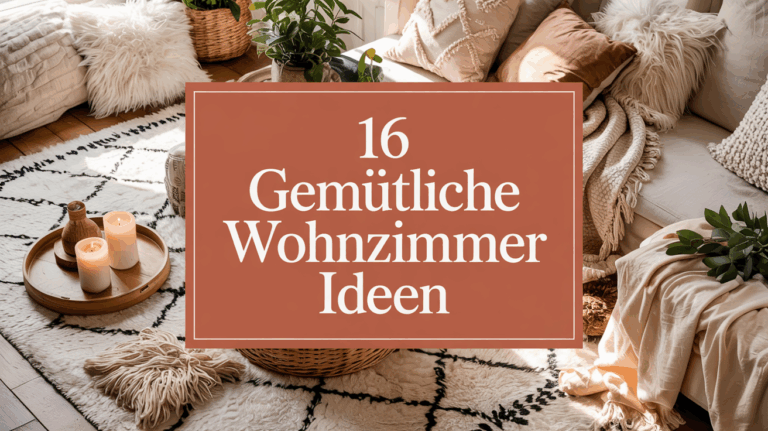 16 inspirierende Wohnzimmer Ideen für mehr Gemütlichkeit & Charme