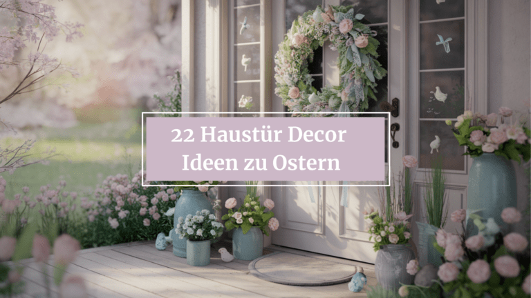 Haustür Dekor Ideen zu Ostern