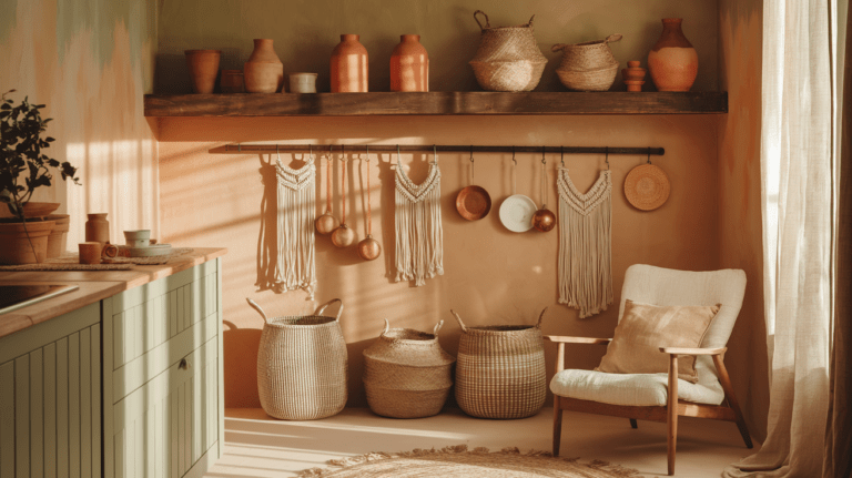 17 Boho Ideen für Kleine Küchen