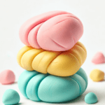 DIY Selbstgemachte bunte Knete