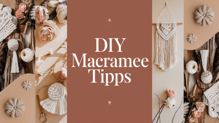 Macramé Tipps für Einsteiger und Fortgeschrittene