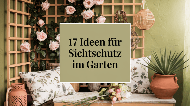 17 praktische Sichtschutz Ideen für den Garten, die deinen Außenbereich in eine Wohlfühl-Oase verwandeln