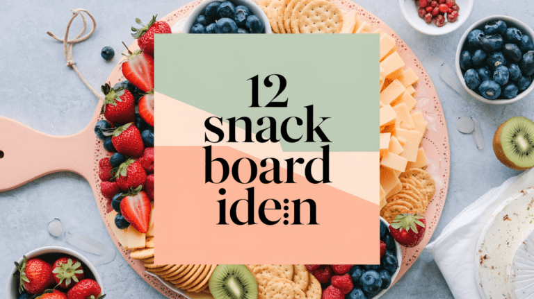 12 Snack Board Ideen