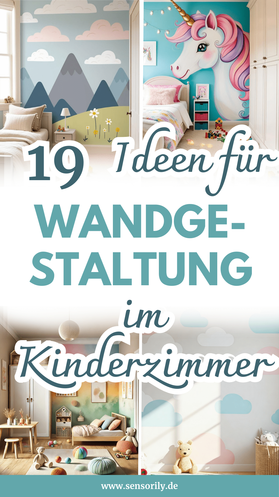 19 Ideen für die Wandgestaltung im Kinderzimmer - Sensorily