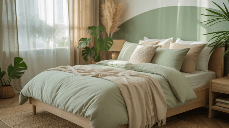 10 grüne Schlafzimmer Ideen für eine ruhige und stilvolle Wohlfühloase