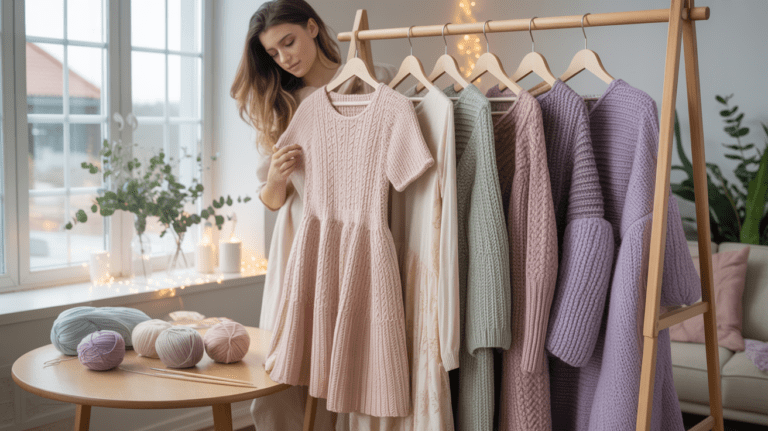 10 schöne Kleid Stricken Ideen