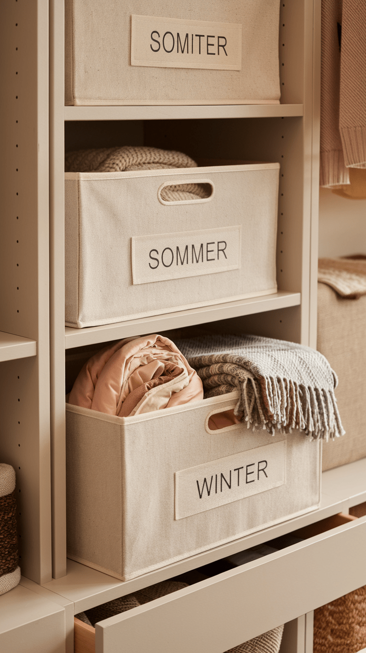 Kleiderschrank organisieren