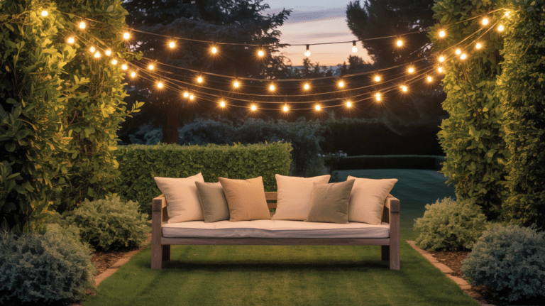 16 stimmungsvolle Lichterkette Garten Ideen für warme Sommerabende