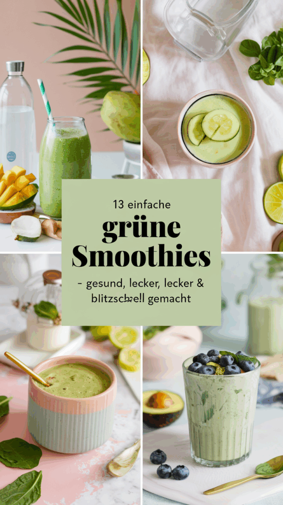 Grüne Smoothie Ideen