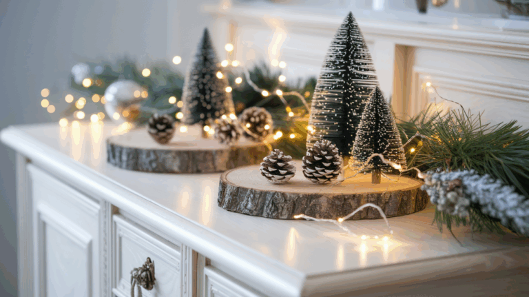 16 wunderschöne Baumscheiben Deko Ideen zu Weihnachten, die dein Zuhause verzaubern
