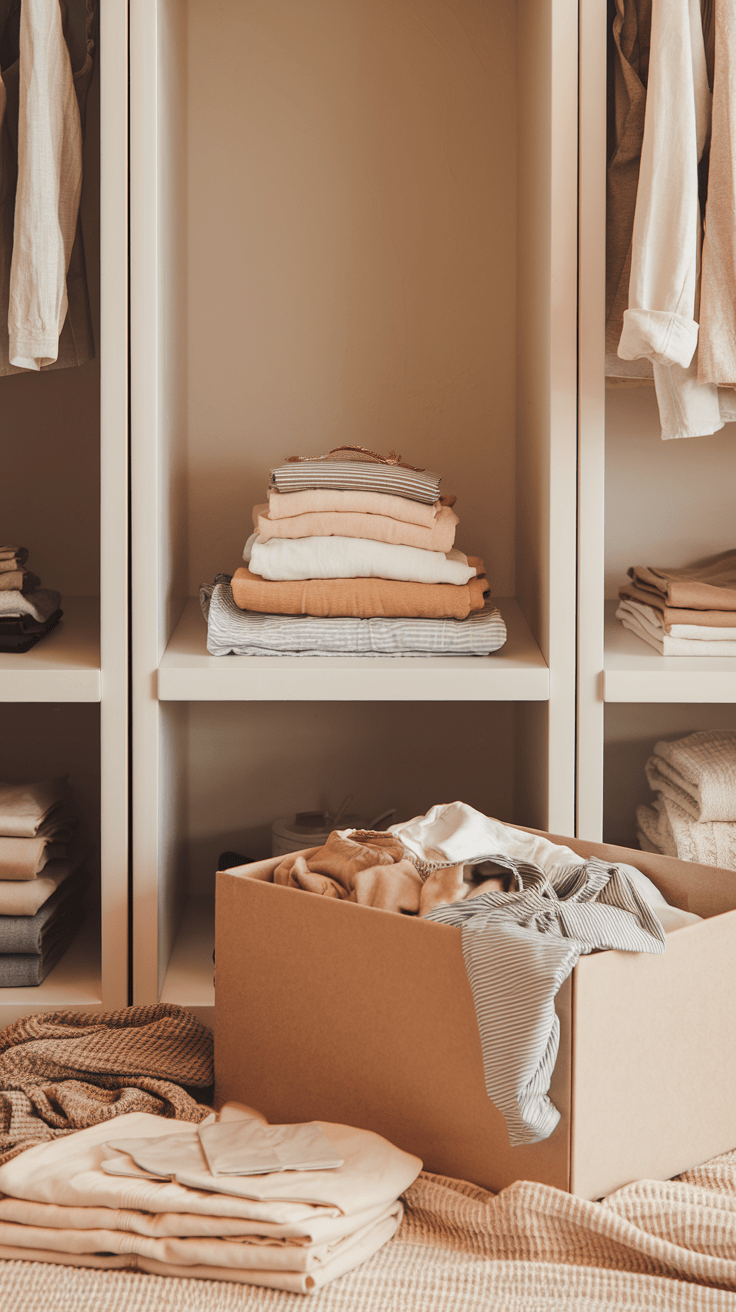 Kleiderschrank organisieren