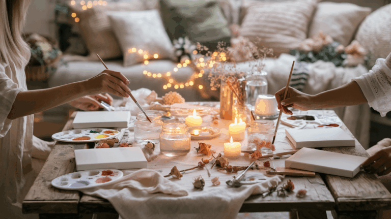 So planst du einen Malabend mit Freundinnen, den alle lieben werden
