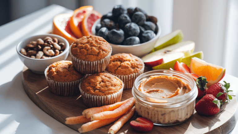 Gesunde Karotten Ingwer Muffins