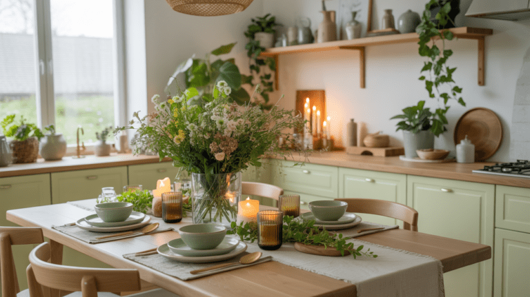 14 frische Grüne Küche Ideen für natürliche Akzente