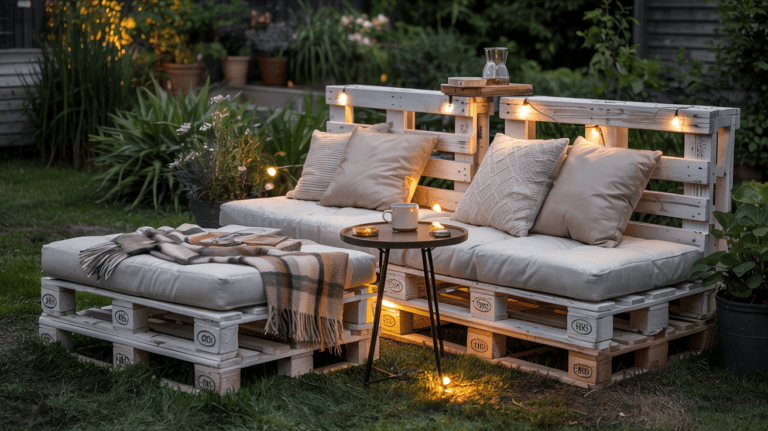 15 kreative Paletten Ideen für deinen Garten – rustikal, nachhaltig & einfach clever