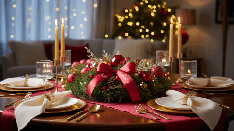15 weihnachtliche Tischdeko Ideen für ein festliches Zuhause
