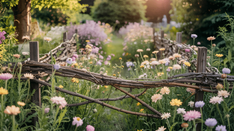 15 Äste Deko Garten Ideen für einen natürlichen Look mit Wow-Effekt