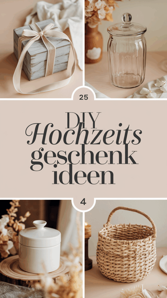 DIY Hochzeitsgeschenk Ideen