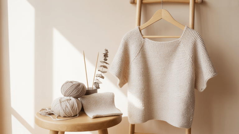 So leicht kannst du einen Sommerpulli stricken