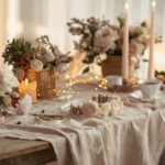 Ein traumhafter Abend mit selbstgebundenen Blumenkränzen