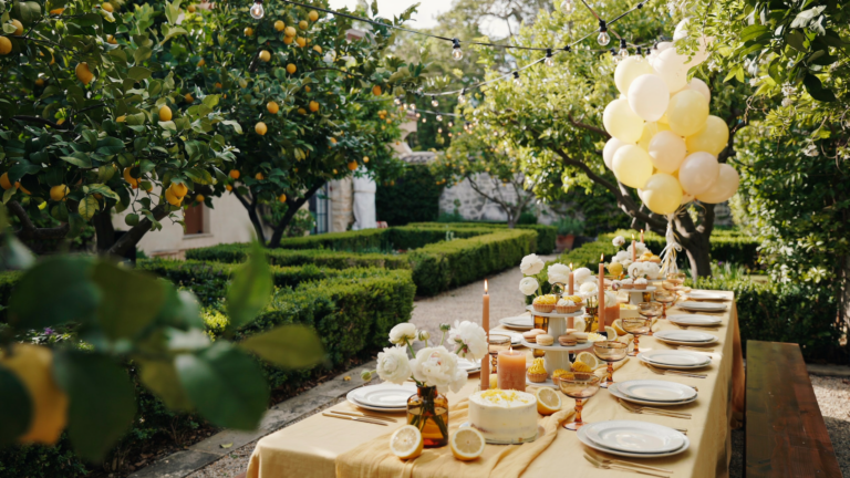 15 Butter Yellow Party Deko Ideen für eine sonnige Feier voller Charme