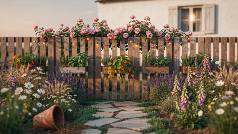 13 kreative Zaun aus Paletten Ideen für Garten & Vorgarten