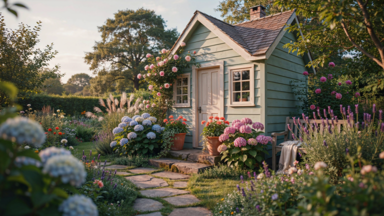 15 stilvolle Gartenhaus Farbe Ideen für einen neuen Look