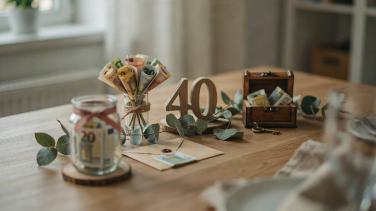 13 kreative Geldgeschenke zum 40. Geburtstag