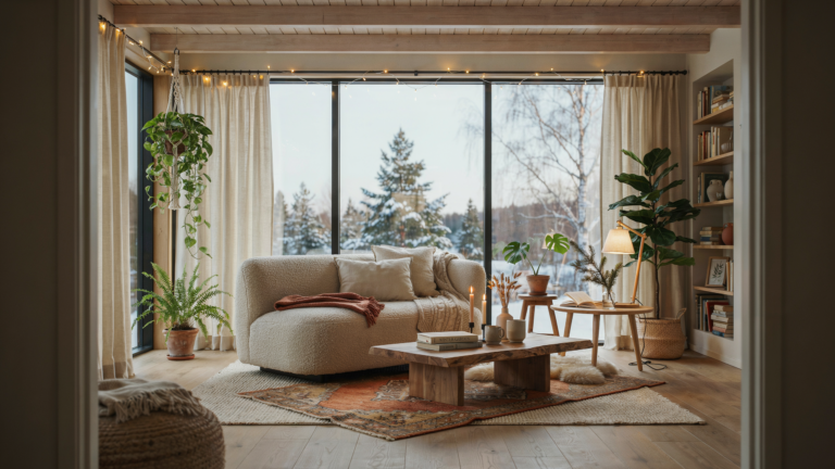 10 schöne Ideen, um einen kleinen Wintergarten gemütlich einzurichten