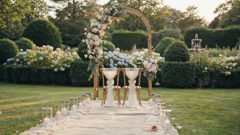11 traumhafte Traubogen Ideen zur Hochzeit für eine romantische Kulisse