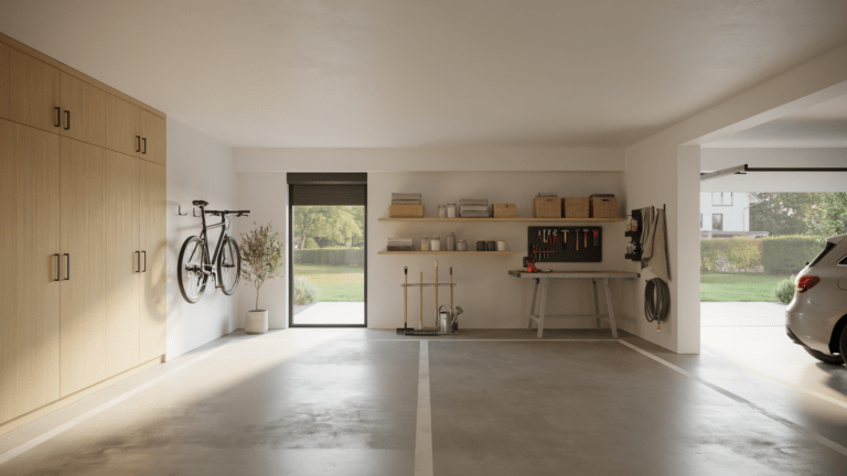 15 clevere Doppelgarage Ideen für mehr Struktur im Alltag